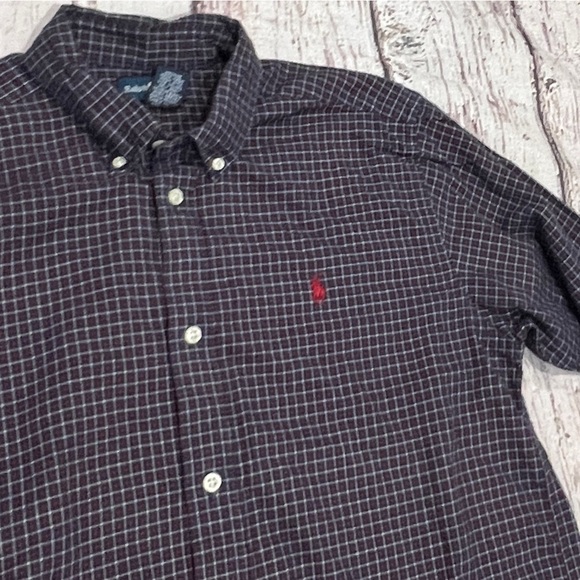 Polo Ralph Lauren Boys Kids Plaid Button Down Casual Dress Shirt - Picture 4 of 8